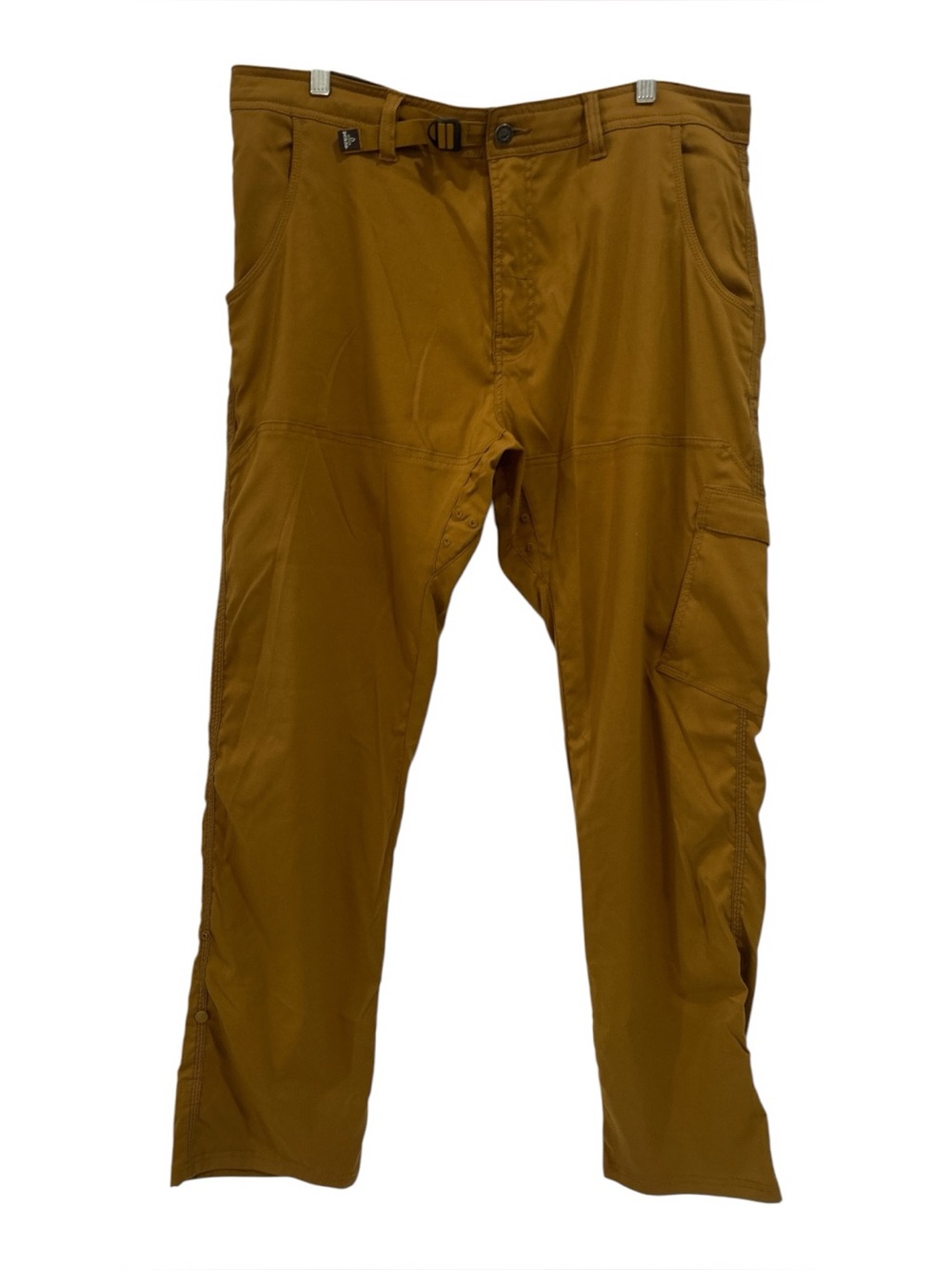 Prana Stretch Zion Hiking Outdoor Gorp Core Relaxed Pant in Gold/Mustard - 38X32